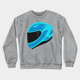 Blue Helmet Crewneck Sweatshirt